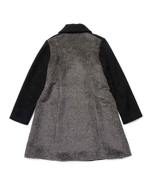 BEAMS BOY(ビームスボーイ)の「BEAMS BOY / シャギーアシメ 3Bショールコート(その他アウター・レディース・ネイビー/オリーブ・ONE SIZE)」の7枚目の写真