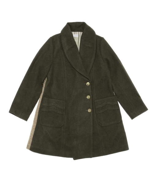 BEAMS BOY(ビームスボーイ)の「BEAMS BOY / シャギーアシメ 3Bショールコート(その他アウター・レディース・ネイビー/オリーブ・ONE SIZE)」の17枚目の写真