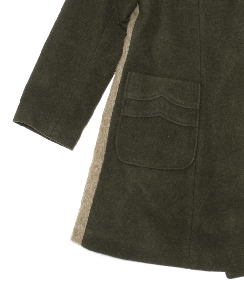 BEAMS BOY(ビームスボーイ)の「BEAMS BOY / シャギーアシメ 3Bショールコート(その他アウター・レディース・ネイビー/オリーブ・ONE SIZE)」の21枚目の写真