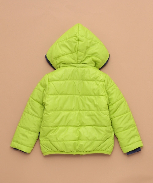 green label relaxing（グリーンレーベルリラクシング）の「【KIDS】ナカワタ ボアブルゾン リバーシブル（ブルゾン・キッズ・コバルトブルー/ピンク/ライム・115cm/125cm/135cm/95cm/105cm）」の13枚目の写真