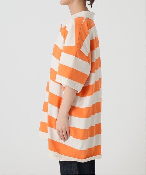 SLOBE citron.（スローブシトロン）の「SLOBE citron. Miss you UK BIG ラガープルオーバー◆（Tシャツ/カットソー・レディース・ブルー/オレンジ・FREE）」の6枚目の写真