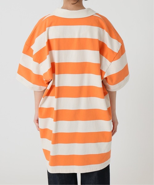 SLOBE citron.（スローブシトロン）の「SLOBE citron. Miss you UK BIG ラガープルオーバー◆（Tシャツ/カットソー・レディース・ブルー/オレンジ・FREE）」の7枚目の写真