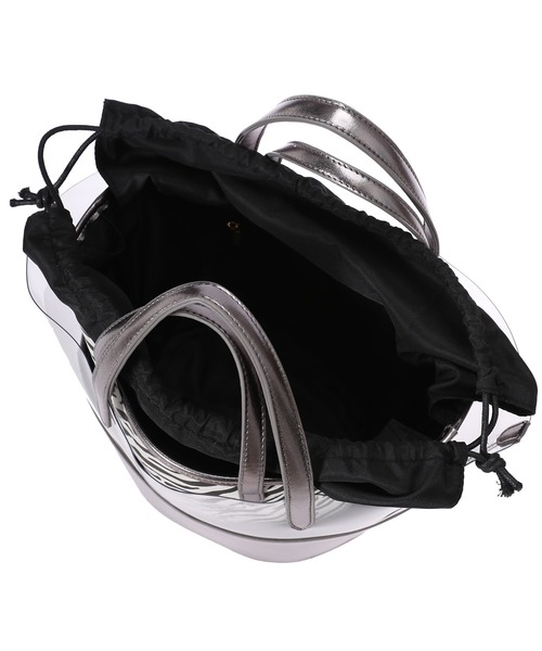 Edit Sheen（エディットシーン）の「デザインインナーバッグ付きPVCトート（トートバッグ・レディース・ベージュ/パイソン/ゼブラ・FREE）」の10枚目の写真