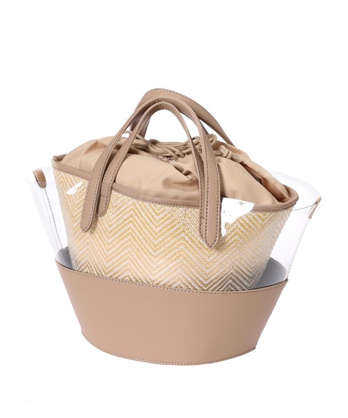 Edit Sheen（エディットシーン）の「デザインインナーバッグ付きPVCトート（トートバッグ・レディース・ベージュ/パイソン/ゼブラ・FREE）」の11枚目の写真