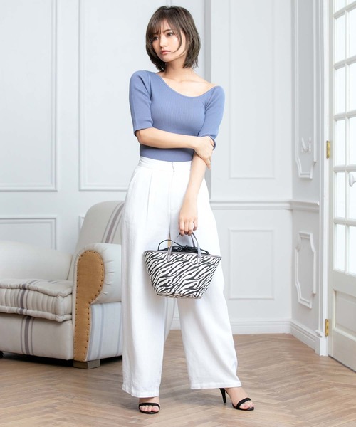 Edit Sheen（エディットシーン）の「デザインインナーバッグ付きPVCトート（トートバッグ・レディース・ベージュ/パイソン/ゼブラ・FREE）」の19枚目の写真