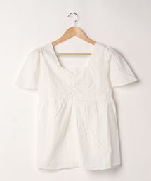 Heather | コットンレースフレアブラウス 886770(シャツ/ブラウス)