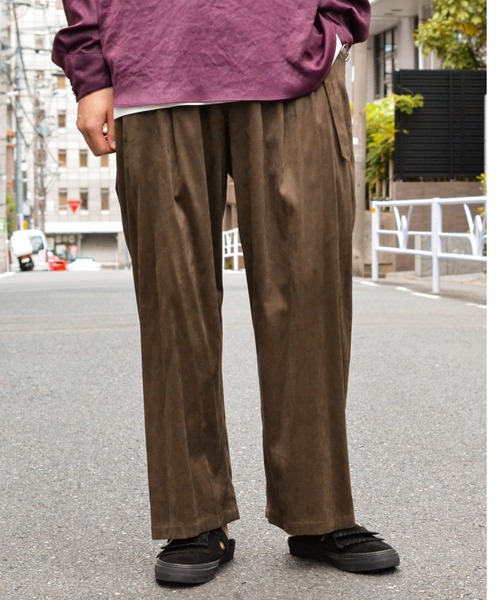 Iroquois（イロコイ）の「SUEDE HIGH WAIST TUCK PT（その他