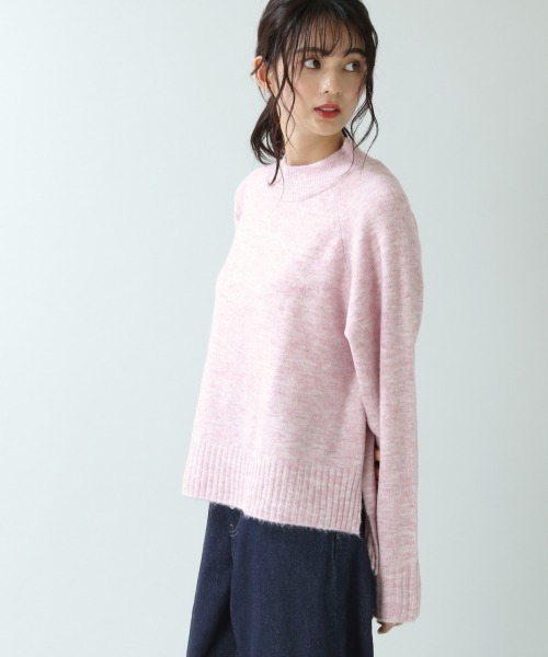 RAGEBLUE(レイジブルー)の「ハイネックミルキーモチモチニット/892562(ニット/セーター・レディース・ベージュ/ブラウン/ピンク・FREE)」の19枚目の写真