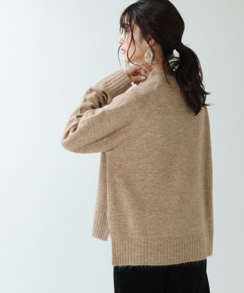 RAGEBLUE(レイジブルー)の「ハイネックミルキーモチモチニット/892562(ニット/セーター・レディース・ベージュ/ブラウン/ピンク・FREE)」の8枚目の写真