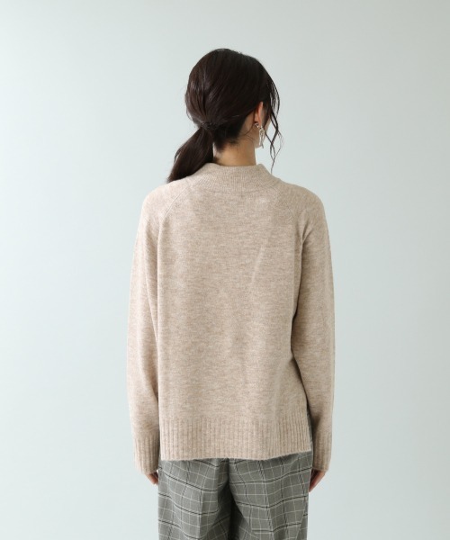 RAGEBLUE(レイジブルー)の「ハイネックミルキーモチモチニット/892562(ニット/セーター・レディース・ベージュ/ブラウン/ピンク・FREE)」の17枚目の写真