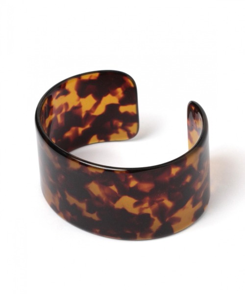 LAKOLE（ラコレ）の「マーブルバングル / LAKOLE（バングル/リストバンド・レディース・ホワイト/ブラウン/ライトブラウン/アイボリー・FREE）」の3枚目の写真