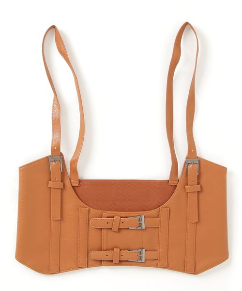 LA VORAGINE（ラ ヴォラジネ）の「サスペンダー太ベルト / ハーネス ワイドベルト（ベルト・レディース・ベージュ/ブラック/キャメル/イエロー系その他/ブラック系その他/ホワイト/ブラウン/シルバー・FREE）」の21枚目の写真