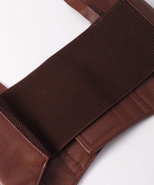 LA VORAGINE（ラ ヴォラジネ）の「サスペンダー太ベルト / ハーネス ワイドベルト（ベルト・レディース・ベージュ/ブラック/キャメル/イエロー系その他/ブラック系その他/ホワイト/ブラウン/シルバー・FREE）」の16枚目の写真