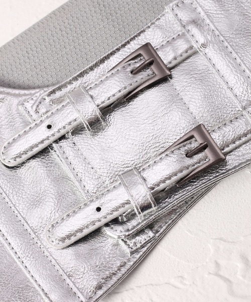 LA VORAGINE（ラ ヴォラジネ）の「サスペンダー太ベルト / ハーネス ワイドベルト（ベルト・レディース・ベージュ/ブラック/キャメル/イエロー系その他/ブラック系その他/ホワイト/ブラウン/シルバー・FREE）」の17枚目の写真