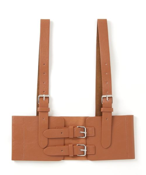 LA VORAGINE（ラ ヴォラジネ）の「サスペンダー太ベルト / ハーネス ワイドベルト（ベルト・レディース・ベージュ/ブラック/キャメル/イエロー系その他/ブラック系その他/ホワイト/ブラウン/シルバー・FREE）」の20枚目の写真