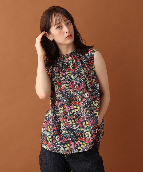 Dressterior ドレステリア の ノースリーブギャザーブラウス シャツ ブラウス Wear