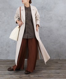 Riberry | サイドスリットBIGロングコート(チェスターコート)