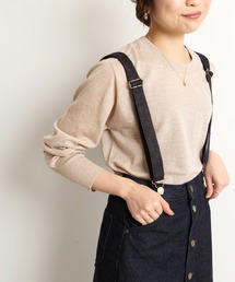 SLOBE IENA | ウォッシャブルハイゲージコンパクトクルーネックプルオーバー【手洗い可能】◆(ニット/セーター)