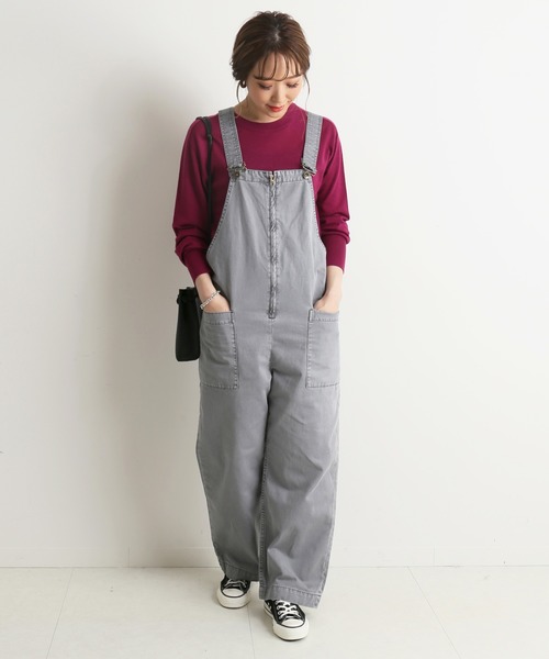 SLOBE IENA（スローブイエナ）の「ウォッシャブルハイゲージコンパクトクルーネックプルオーバー【手洗い可能】◆（ニット/セーター・レディース・ブラック/ベージュ/レッド/イエロー・FREE）」の14枚目の写真