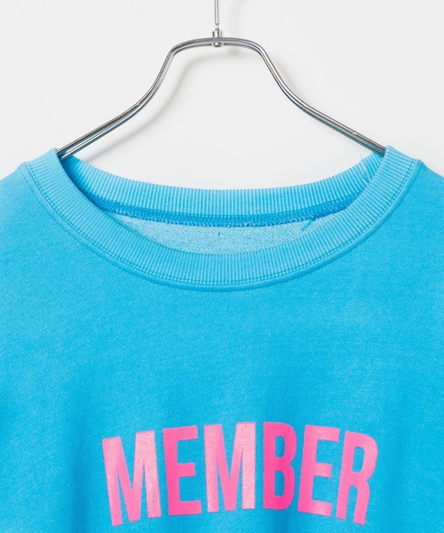 DING（ディング）の「DING/MEMBERビッグスウェット（スウェット・レディース・ブラック/ブルー・FREE）」の12枚目の写真