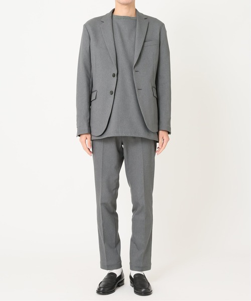 417 EDIFICE（フォーワンセブンエディフィス）の「◆【417 × BEGIＮ × SOLOTEX】 メランジ スラックス（スラックス・メンズ・ネイビー/グレー・SMALL/MEDIUM/LARGE/X-LARGE）」の15枚目の写真