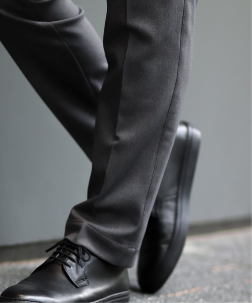 417 EDIFICE（フォーワンセブンエディフィス）の「◆【417 × BEGIＮ × SOLOTEX】 メランジ スラックス（スラックス・メンズ・ネイビー/グレー・SMALL/MEDIUM/LARGE/X-LARGE）」の13枚目の写真