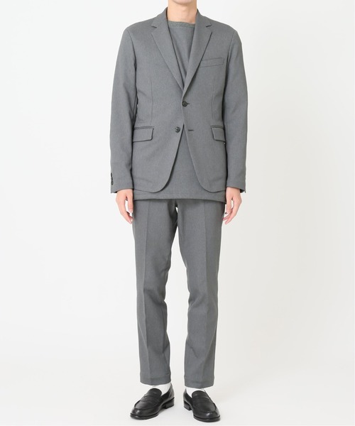 417 EDIFICE（フォーワンセブンエディフィス）の「◆【417 × BEGIＮ × SOLOTEX】 メランジ スラックス（スラックス・メンズ・ネイビー/グレー・SMALL/MEDIUM/LARGE/X-LARGE）」の16枚目の写真