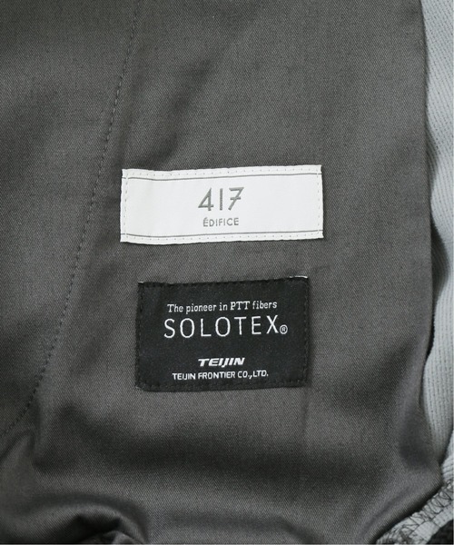 417 EDIFICE（フォーワンセブンエディフィス）の「◆【417 × BEGIＮ × SOLOTEX】 メランジ スラックス（スラックス・メンズ・ネイビー/グレー・SMALL/MEDIUM/LARGE/X-LARGE）」の7枚目の写真