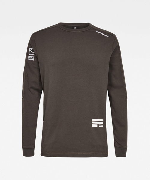 G-STAR（ジースター）の「Multi Logo Korpaz T-Shirt（Tシャツ/カットソー・メンズ・ホワイト/ダークブラック/ダークオリーブ・XX-SMALL/X-SMALL/LARGE/X-LARGE/SMALL/MEDIUM）」の3枚目の写真