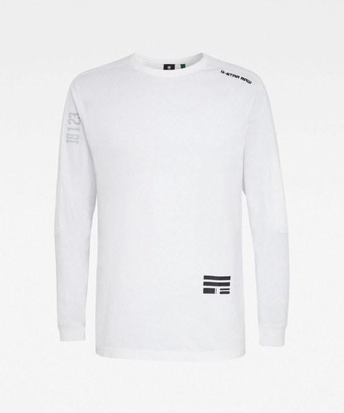 G-STAR（ジースター）の「Multi Logo Korpaz T-Shirt（Tシャツ/カットソー・メンズ・ホワイト/ダークブラック/ダークオリーブ・XX-SMALL/X-SMALL/LARGE/X-LARGE/SMALL/MEDIUM）」の19枚目の写真