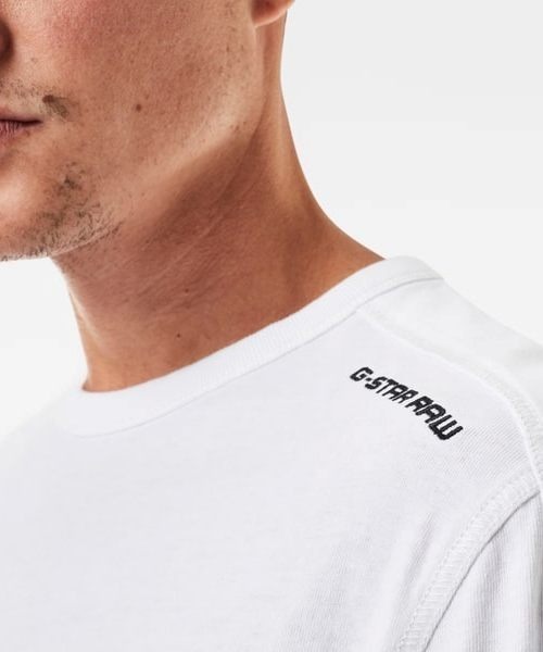 G-STAR（ジースター）の「Multi Logo Korpaz T-Shirt（Tシャツ/カットソー・メンズ・ホワイト/ダークブラック/ダークオリーブ・XX-SMALL/X-SMALL/LARGE/X-LARGE/SMALL/MEDIUM）」の15枚目の写真