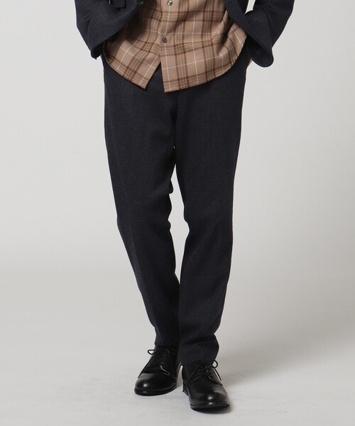 tk.TAKEO KIKUCHI(ティーケータケオキクチ)の「【S~3L】コットンウールトラウザーズ(セットアップ対応)(その他パンツ・メンズ・チャコールグレー/ダークブラウン系1/ネイビー系9・01/02/03/04/05)」の14枚目の写真