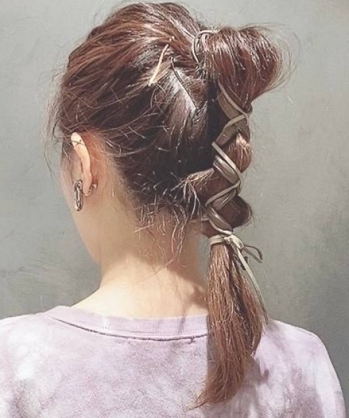 Heather（ヘザー）の「ポニーワイヤーアレンジセット 919028（その他ヘアアクセサリー・レディース・オフホワイト/アイボリー/ベージュ系その他/ホワイト系その他/ブラウン系その他・ONESIZE）」の5枚目の写真