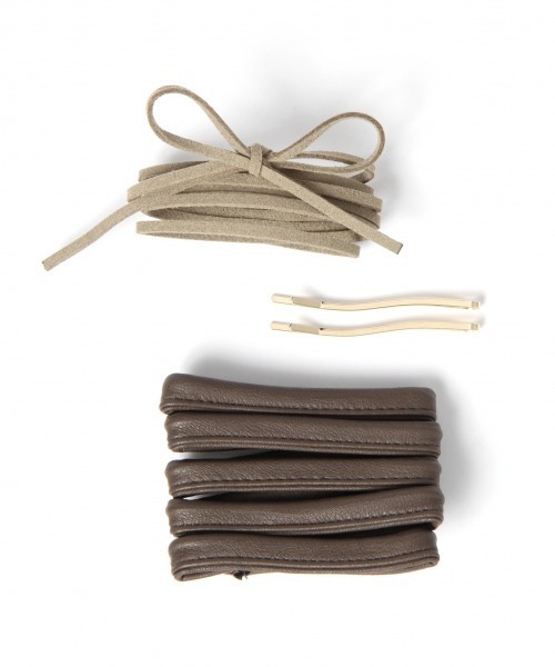 Heather（ヘザー）の「ポニーワイヤーアレンジセット 919028（その他ヘアアクセサリー・レディース・オフホワイト/アイボリー/ベージュ系その他/ホワイト系その他/ブラウン系その他・ONESIZE）」の21枚目の写真