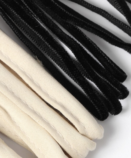 Heather（ヘザー）の「ポニーワイヤーアレンジセット 919028（その他ヘアアクセサリー・レディース・オフホワイト/アイボリー/ベージュ系その他/ホワイト系その他/ブラウン系その他・ONESIZE）」の11枚目の写真