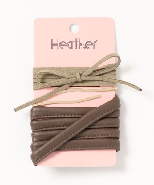 Heather（ヘザー）の「ポニーワイヤーアレンジセット 919028（その他ヘアアクセサリー・レディース・オフホワイト/アイボリー/ベージュ系その他/ホワイト系その他/ブラウン系その他・ONESIZE）」の13枚目の写真