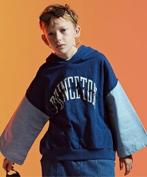 BREEZE（ブリーズ）の「/袖デニムトレーナー ジュニア（パーカー・キッズ）」