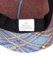秋冬トレンド【Vivienne Westwood】TARTANバスクハット*おしゃれ 秋冬トレンド【Vivienne Westwood】TARTANバスクハット*おしゃれ