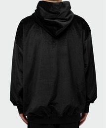 ★韓国人気★LMC★VELOUR FN OVERSIZED HOODIE LMCの「【LMC】VELOUR FN OVERSIZED HOODIE / ベロア FN ロゴ