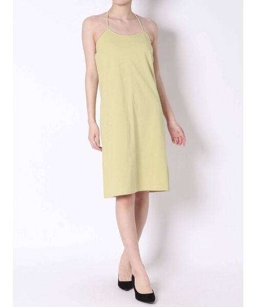 MERCURYDUO（マーキュリーデュオ）の「インナー付きメッシュニットワンピース（ワンピース・レディース・アイボリー/ライム/ブラウン・FREE）」の7枚目の写真