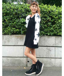 X-girl | WAFFLE L/S DRESS(ワンピース)