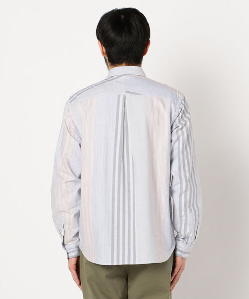 GLOSTER（グロスター）の「【unlume/アンルーム】OX ボタンダウン シャツ（シャツ/ブラウス・メンズ・ホワイト/ブルー系その他/ホワイト系その他5/ブラック系その他5・L/M/S/XL）」の7枚目の写真