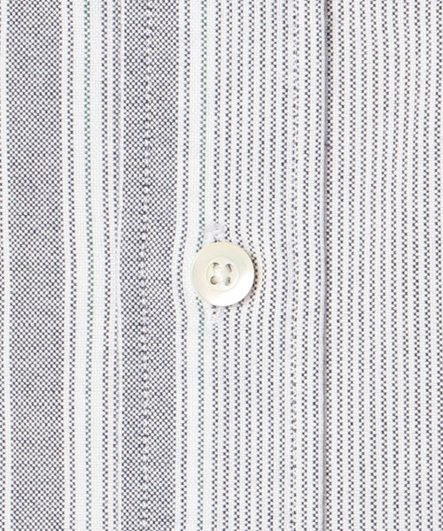 GLOSTER（グロスター）の「【unlume/アンルーム】OX ボタンダウン シャツ（シャツ/ブラウス・メンズ・ホワイト/ブルー系その他/ホワイト系その他5/ブラック系その他5・L/M/S/XL）」の11枚目の写真