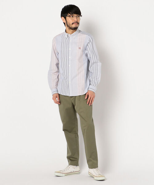 GLOSTER（グロスター）の「【unlume/アンルーム】OX ボタンダウン シャツ（シャツ/ブラウス・メンズ・ホワイト/ブルー系その他/ホワイト系その他5/ブラック系その他5・L/M/S/XL）」の17枚目の写真