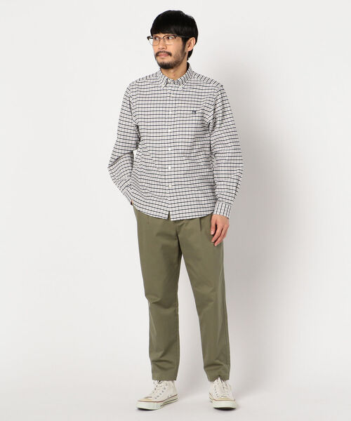 GLOSTER（グロスター）の「【unlume/アンルーム】OX ボタンダウン シャツ（シャツ/ブラウス・メンズ・ホワイト/ブルー系その他/ホワイト系その他5/ブラック系その他5・L/M/S/XL）」の19枚目の写真