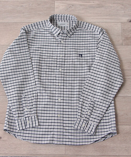 GLOSTER（グロスター）の「【unlume/アンルーム】OX ボタンダウン シャツ（シャツ/ブラウス・メンズ・ホワイト/ブルー系その他/ホワイト系その他5/ブラック系その他5・L/M/S/XL）」の22枚目の写真