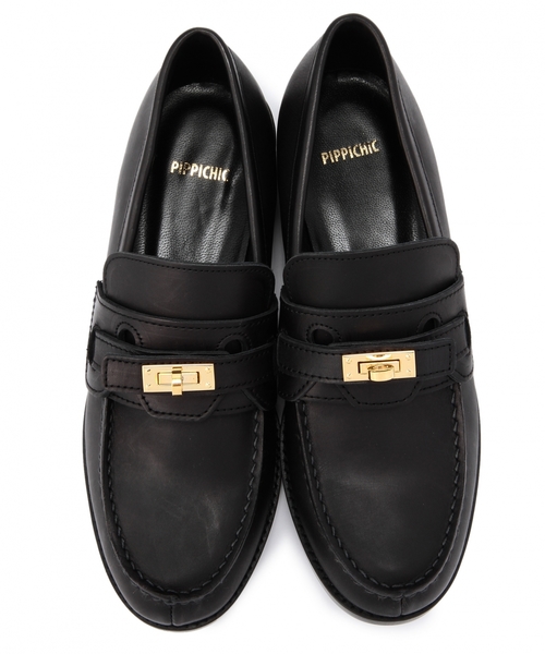 は*る様 新品★ユナイテッドアローズローファー本革25cm黒ブラック スタッズ ローファー（ローファー）｜UNITED ARROWS