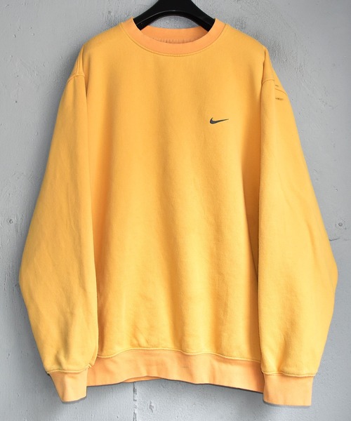 ヴィンテージ古着】NIKE/ナイキ SWOOSH 刺繍 クルーネックスウェット
