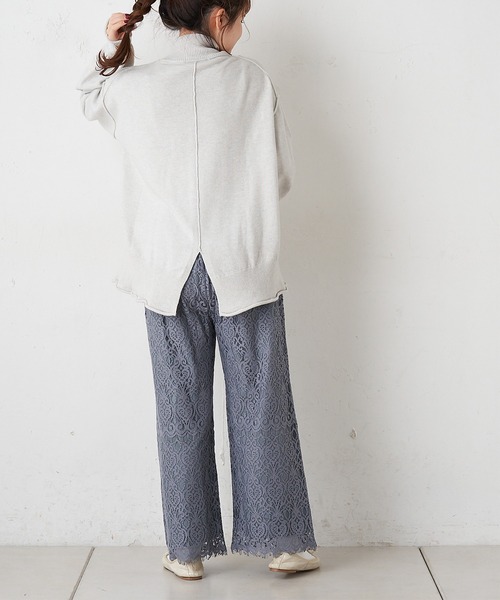 PUAL CE CIN（ピュアルセシン）の「レースパンツ（その他パンツ・レディース・グレー/スミクロ/アイボリー・FREE）」の13枚目の写真