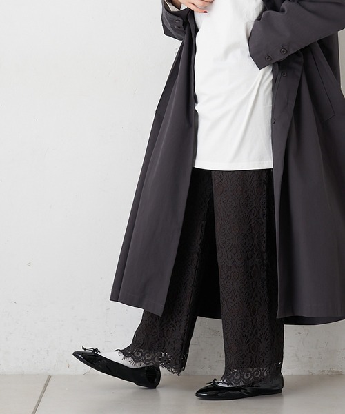PUAL CE CIN（ピュアルセシン）の「レースパンツ（その他パンツ・レディース・グレー/スミクロ/アイボリー・FREE）」の16枚目の写真